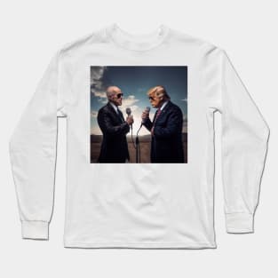 Trump vs Biden - Tshirt Design Long Sleeve T-Shirt